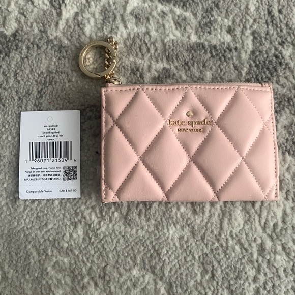 Kate Spade Quilted Card and Coin Wallet - Picture 1 of 3
